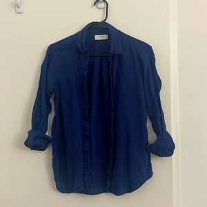 Uniqlo linen shirt XS navy